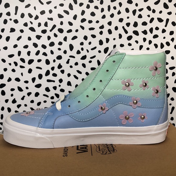 Vans x Sandy Liang SpongeBob Sandy Cheeks Women Size 8.0 Sk8-Hi 38 Dx - Picture 4 of 10